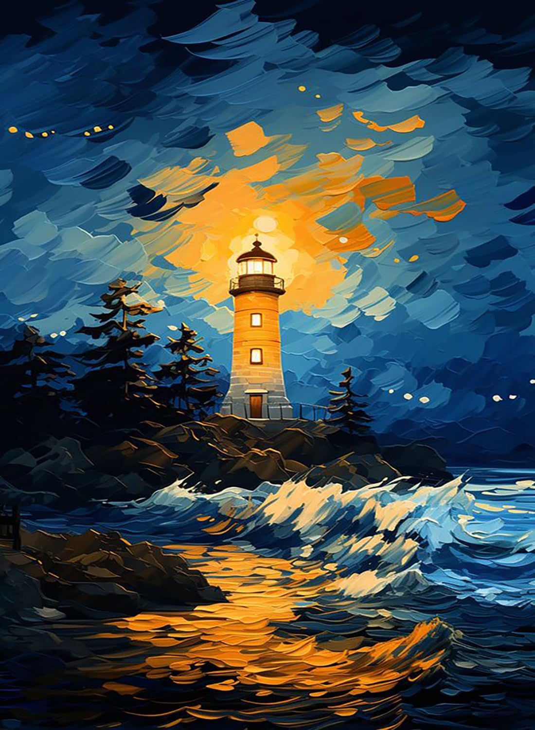 Lighthouse 5D Diamond Painting Kits