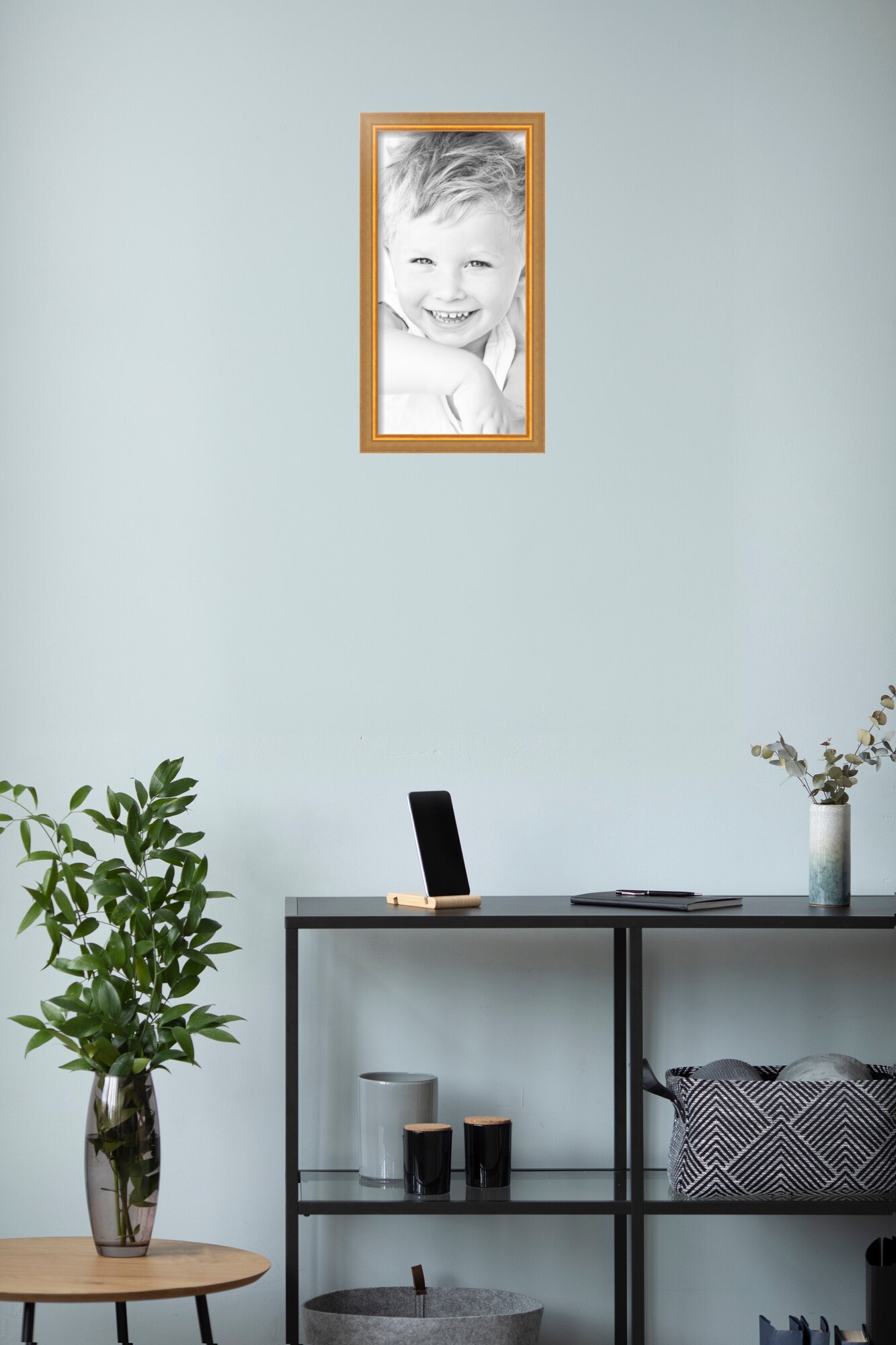 ArtToFrames 10x20 Inch Picture Frame, This 1.25 Inch Custom Wood Poster Frame is Available in Multiple Colors, Great for Your Art or Photos - Comes with Regular Glass and Corrugated Backing (A101GL)