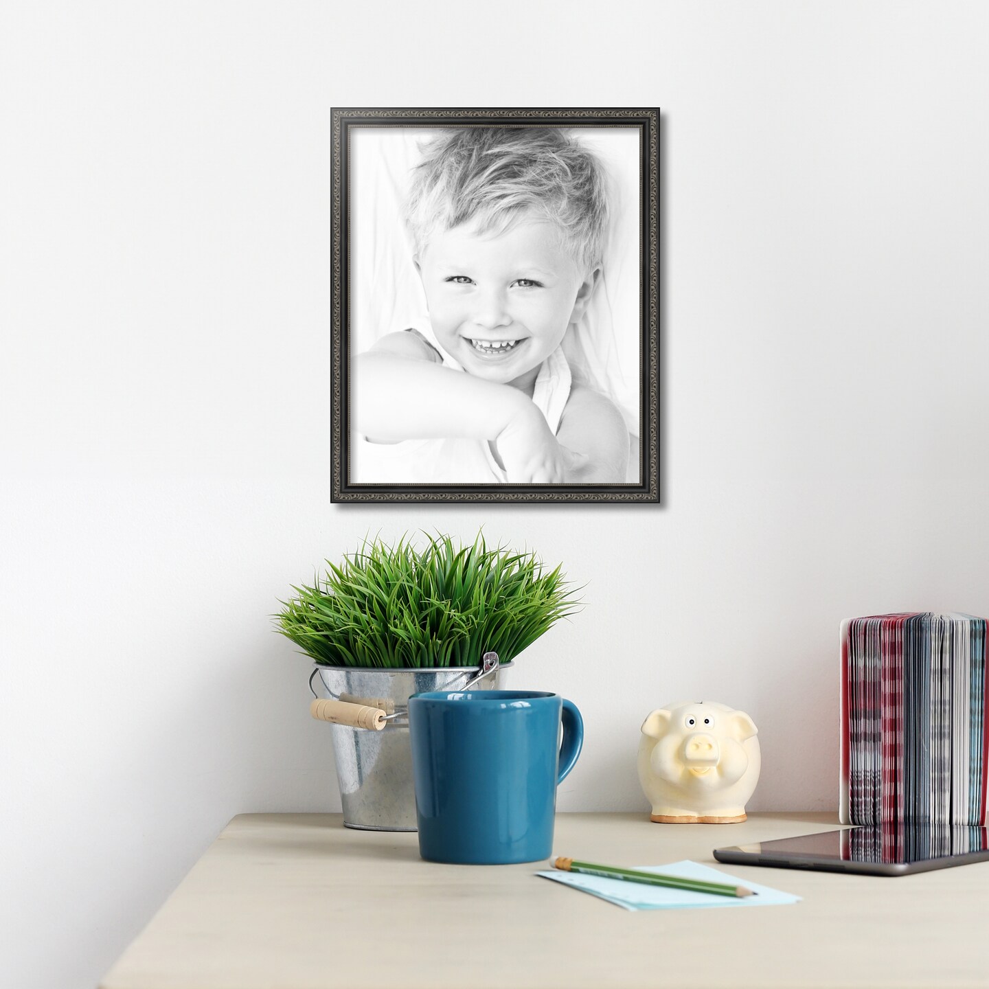 ArtToFrames 18x22 Inch Picture Frame, This 1.25 Inch Custom Wood Poster Frame is Available in Multiple Colors, Great for Your Art or Photos - Comes with Economy Acrylic and Corrugated Backing (A40NL)