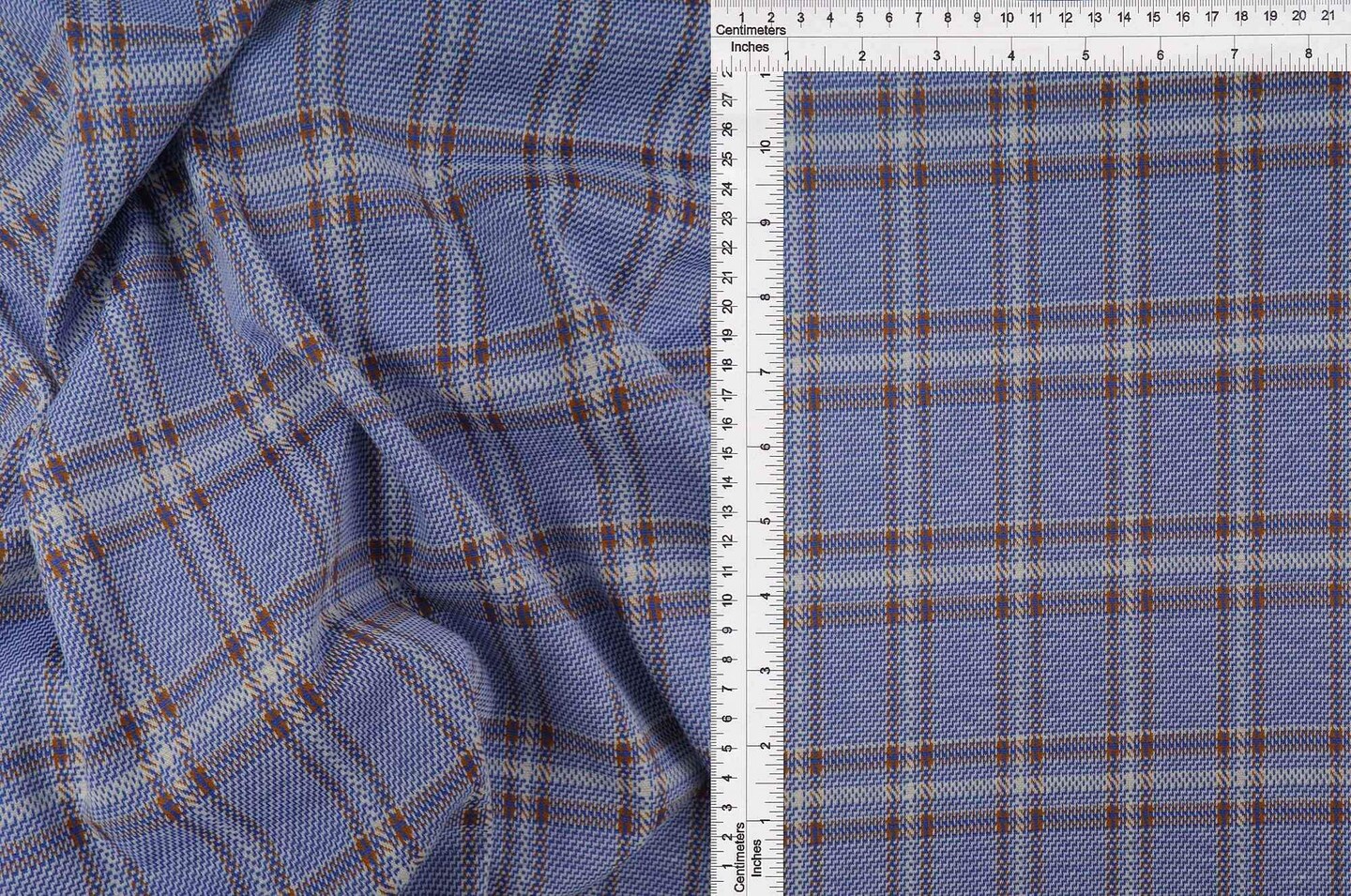 1 Yard Knit Jacquard Plaid Fabric 230 GSM, 96% Polyester 4% Spandex Blend 58/60&#x22; Width