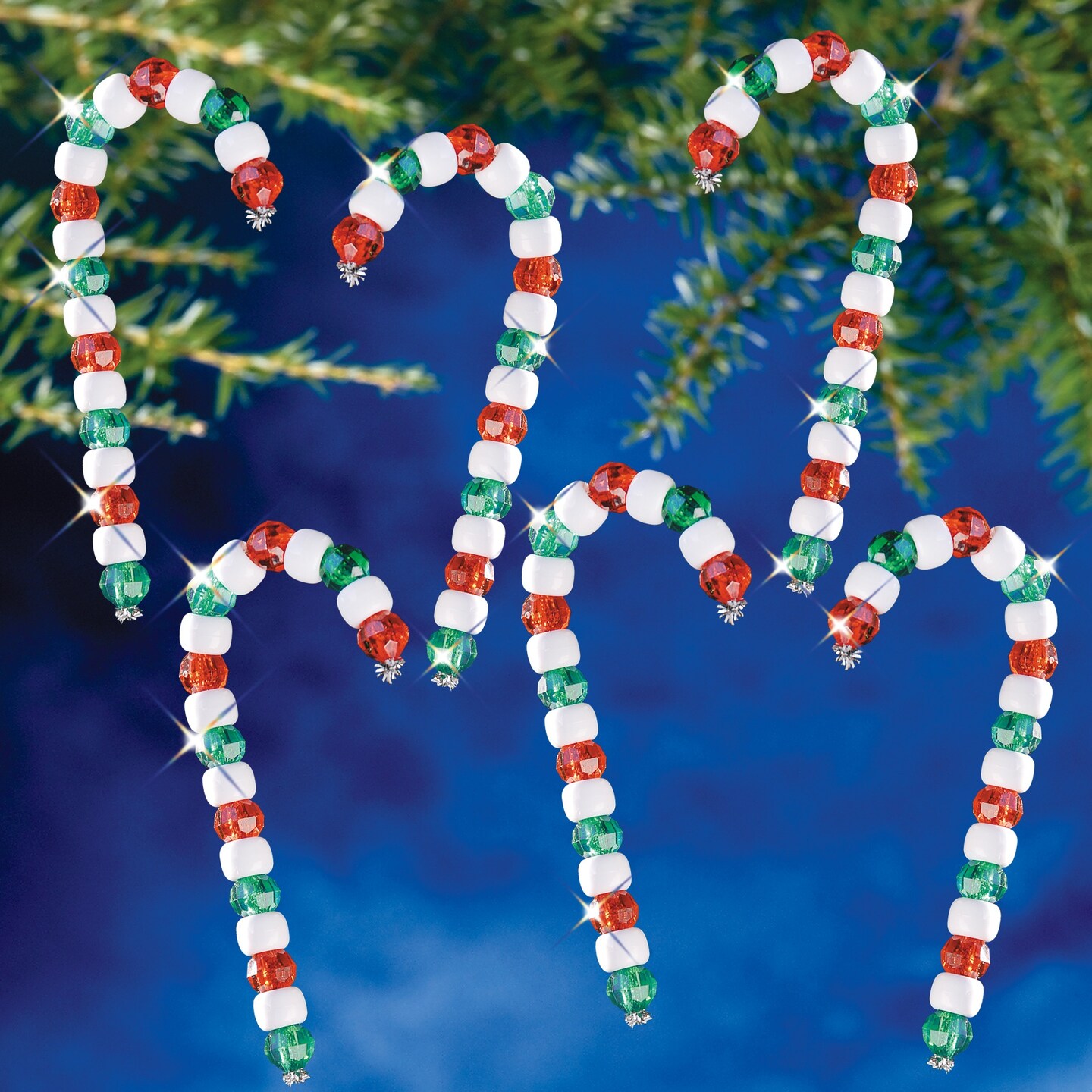 The Beadery Christmas Ornament Kit 16/Pkg-Easy Candy Cane