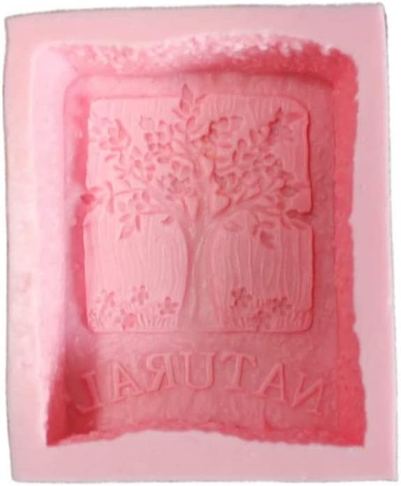 Flowers Silicone Soap Mold - (4PCS Tree) 3.2 x 2.48 x 1.35 inches