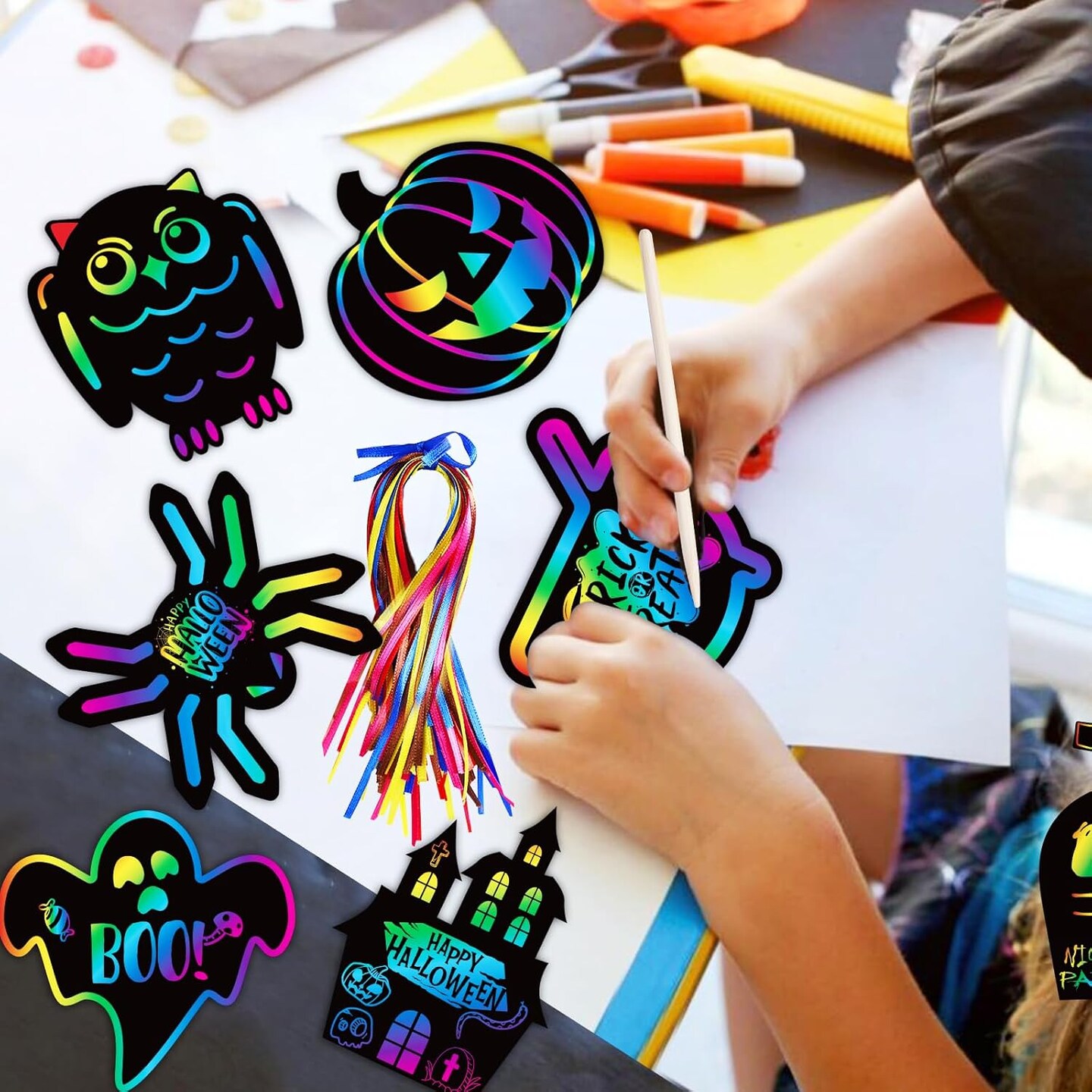 Scratch Paper Art for Kids - 96 Pcs