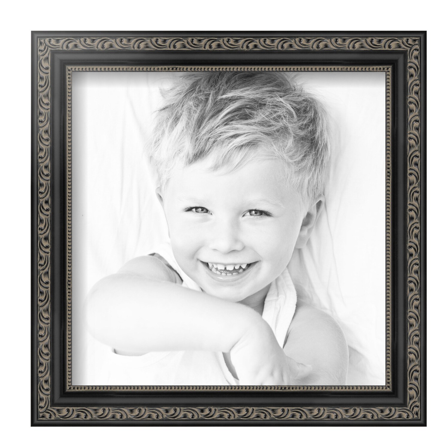 ArtToFrames 10x10 Inch Picture Frame, This 1.25 Inch Custom Wood Poster Frame is Available in Multiple Colors, Great for Your Art or Photos - Comes with Regular Glass and Corrugated Backing (A40GB)