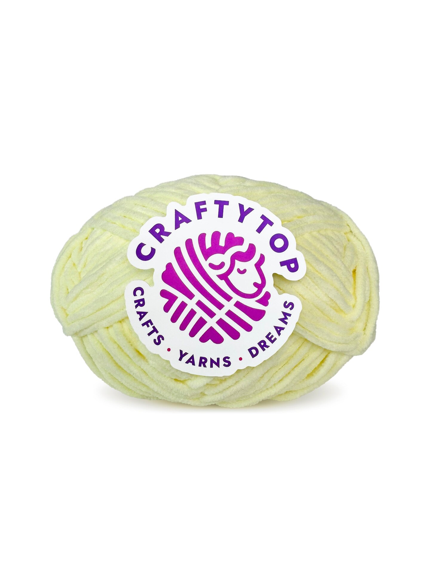 Craftytop&#x2122; Bulky Velvet Yarn #5 for Knitting &#x26; Crochet (Honeycomb Bloom)