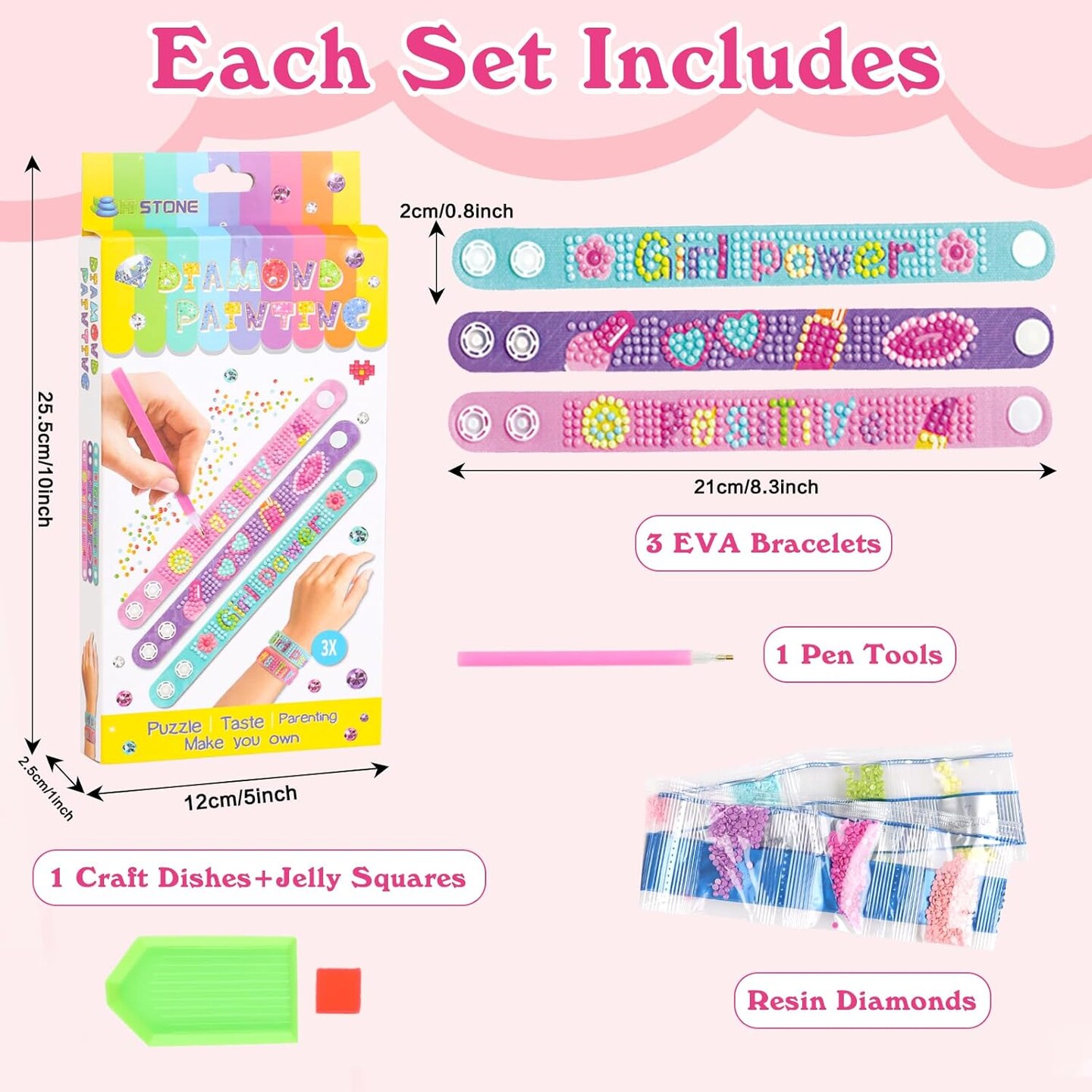 Kit Fabrication De Bracelets DIY - 316 Pièces Dont 150 Breloques, 15 Chaînes En Or Et Pince - Pour Adultes Débutants - 5