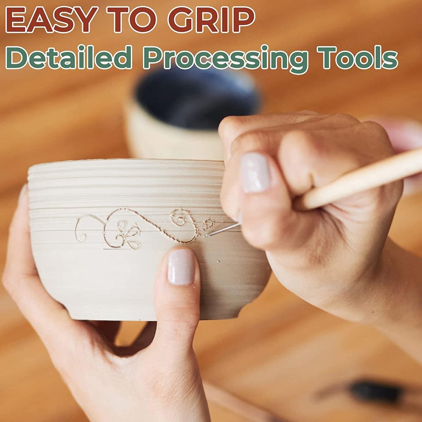 6 Pack Clay Tools Kit, Pottery Tools &#x26; Sculpting Tools