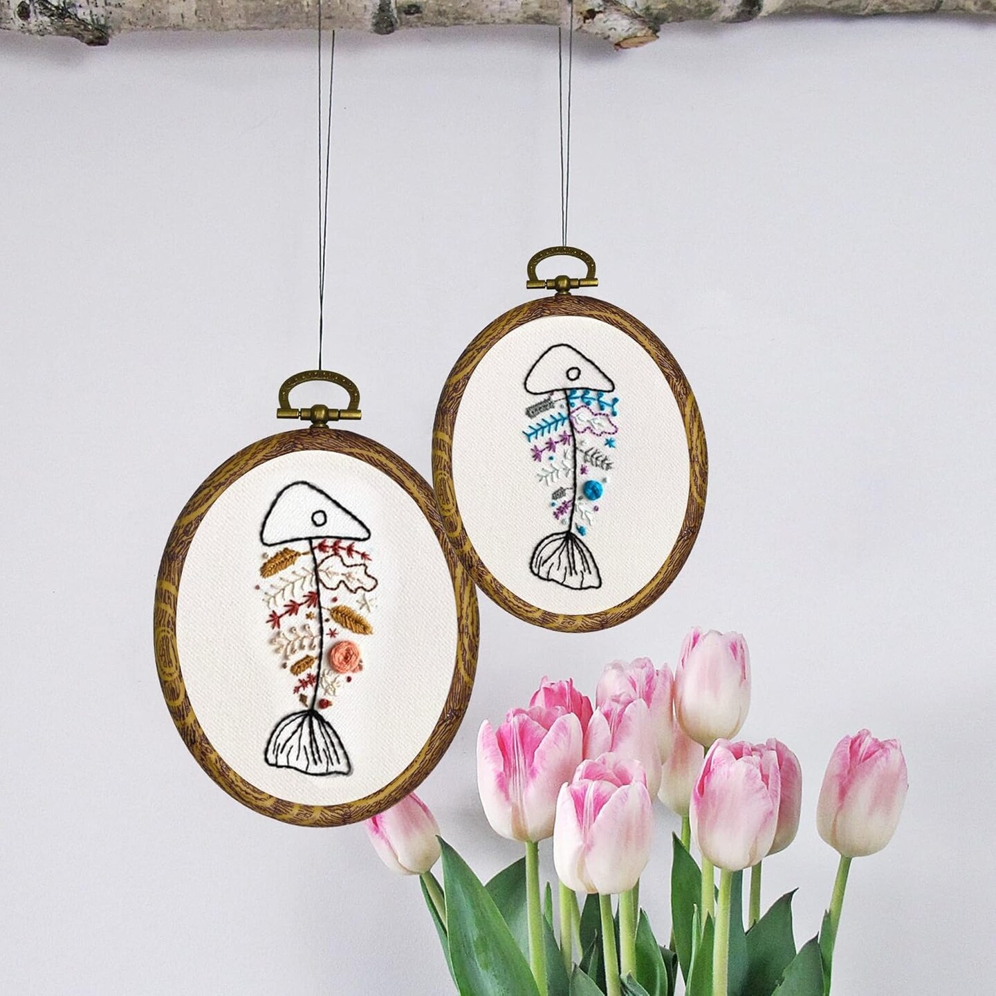 9&#x27;&#x27; Oval Embroidery Hoops