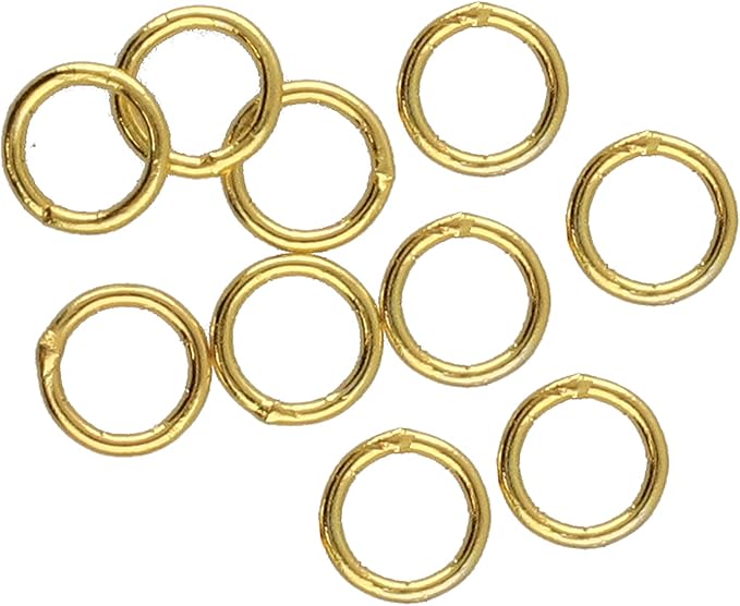The Beadsmith Open Jump Rings – Wire Thickness, Findings for Making Keychains, Charms, Chain Mail and Body Jewelry