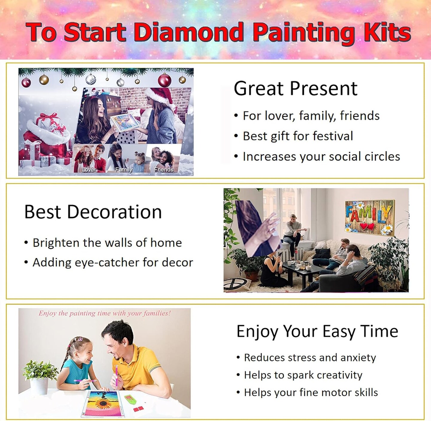Hello Kitty Diamond Painting Kits - 11.8x15.7 Inch (Hello Kitty 2)