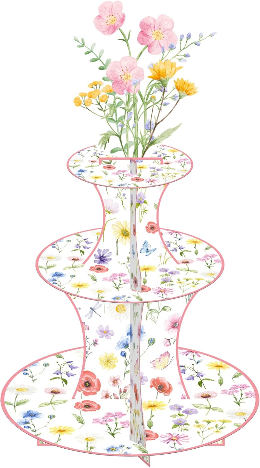 Wildflower Cupcake Stand