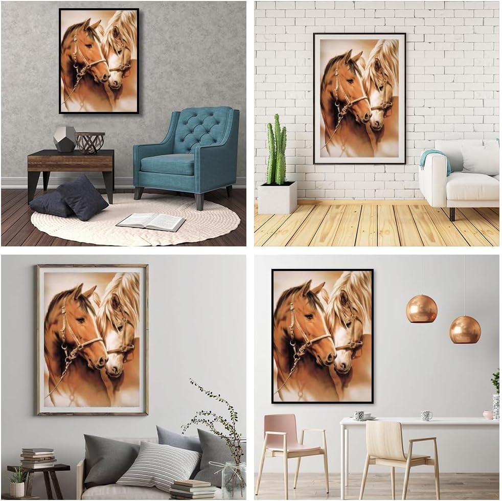 Horses Diamond Painting Kits - 12X16 Inch