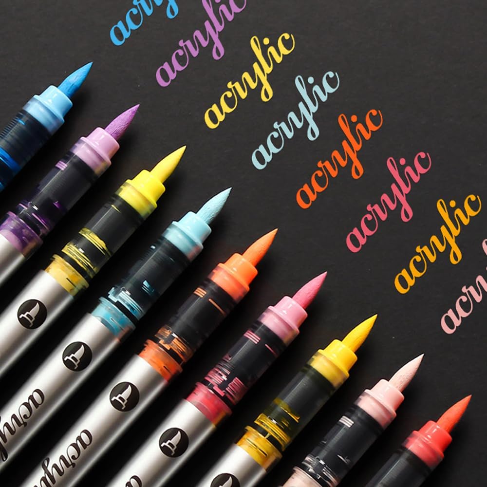 120 Colors Acrylic Paint Markers Set