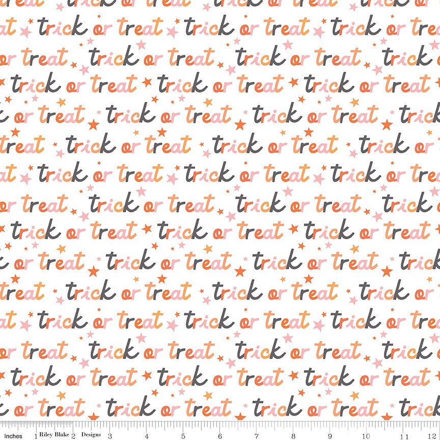Trick or Treat in White (c16034-white) | Hey Pumpkin | My Mind's Eye ...