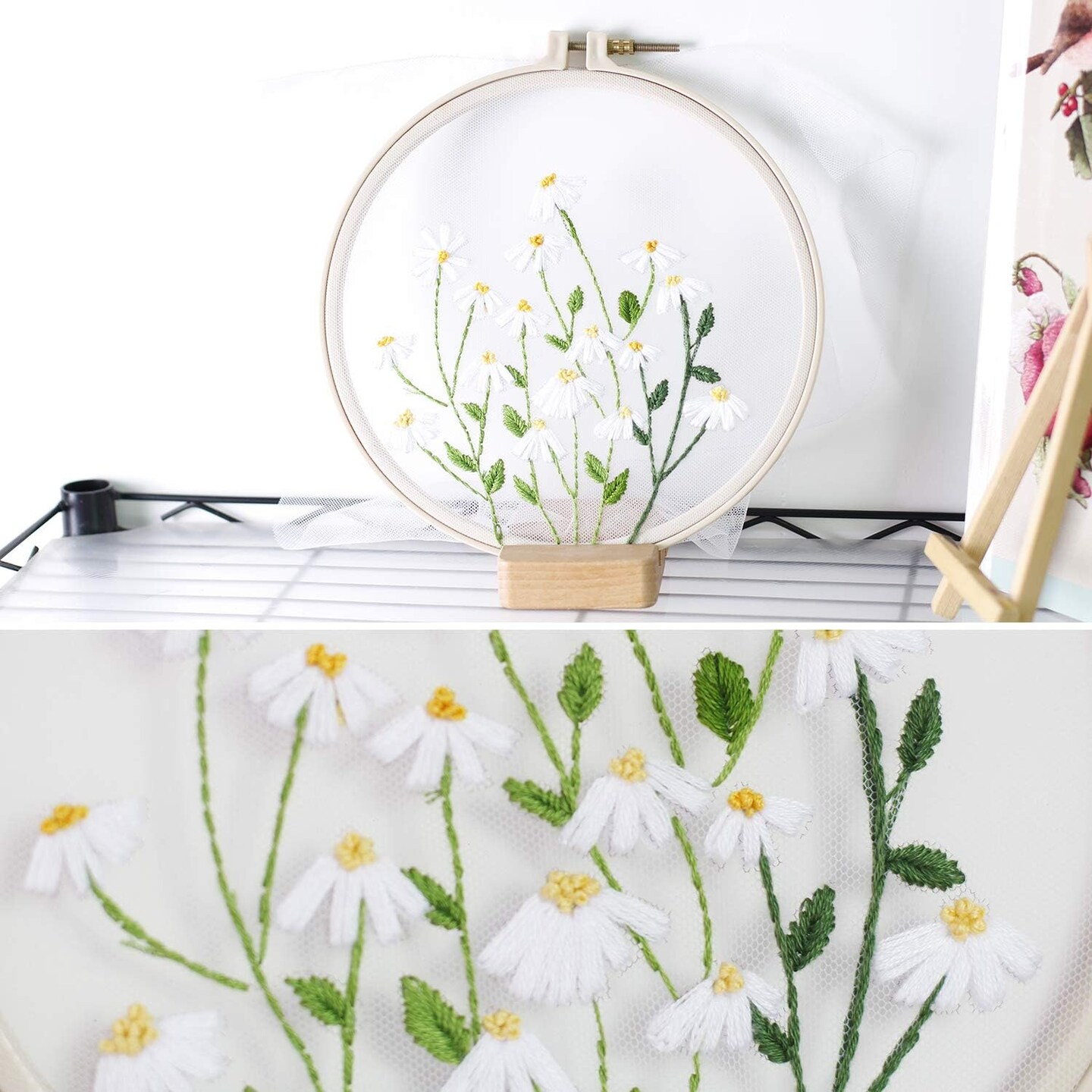 Embroidery Cross Stitch Kits for Beginners (Daisy)