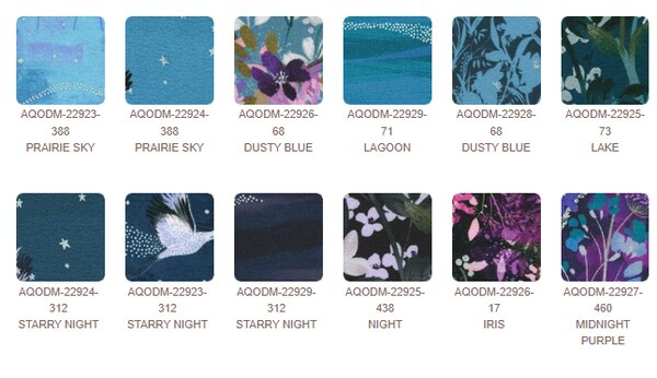 Silver Lake 5" Square Pack (Charm Pack / Charm Square) by Sanja Rescek for Robert Kaufman (CHS-1280-42)