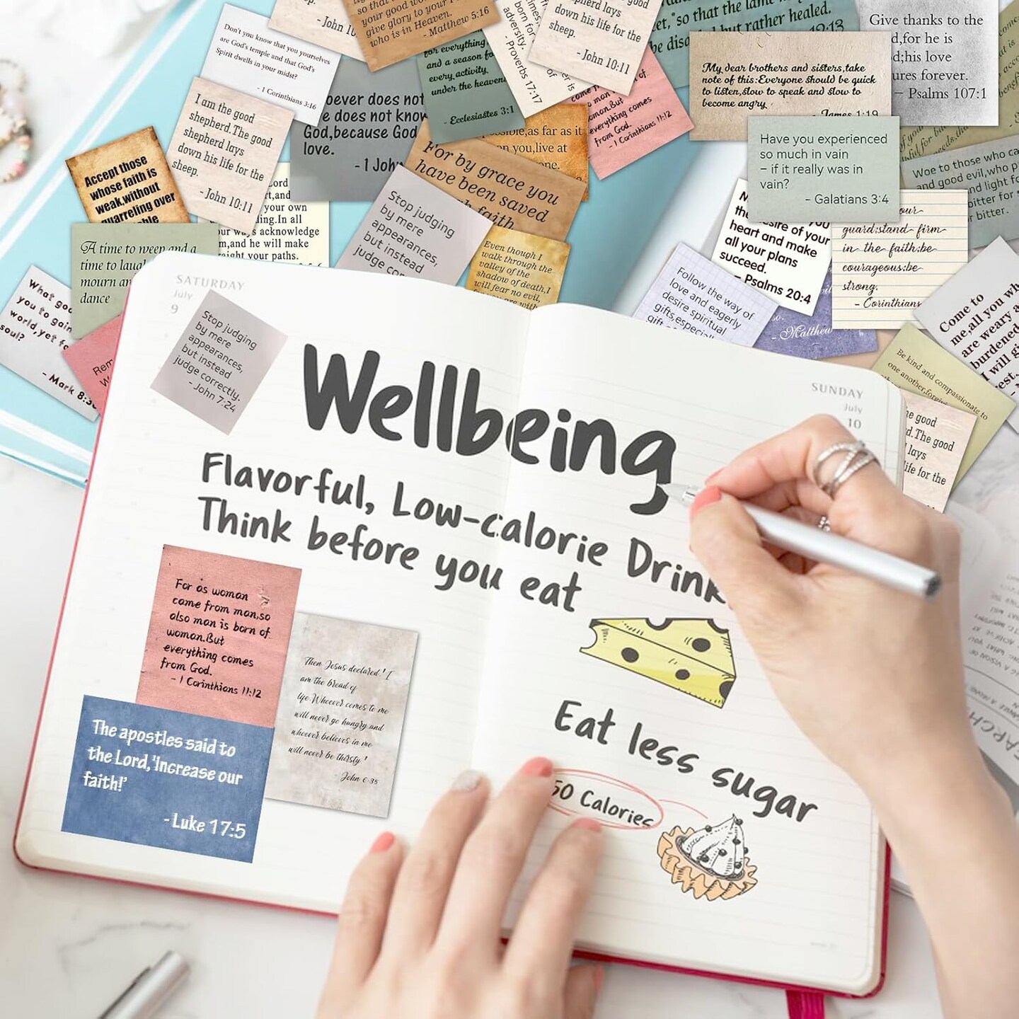 200PCS Bible Verse Scrapbook Stickers (Vintage) 3 x 2 x 0.5 inches