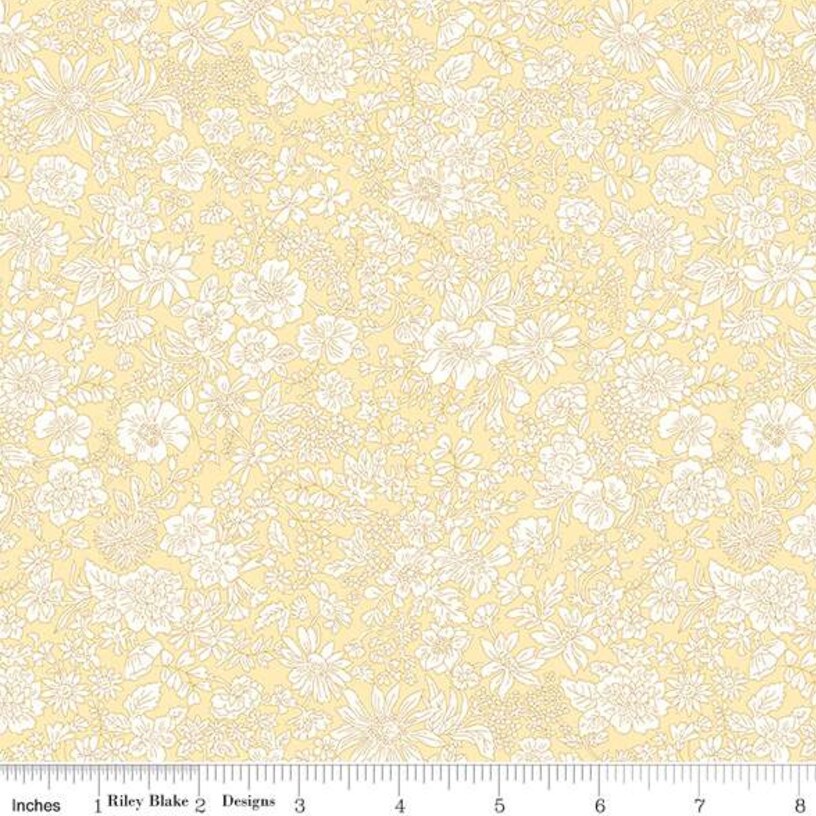 Emily Belle in Magnolia (01666421a) | Emily Belle | Liberty Fabrics | Riley Blake