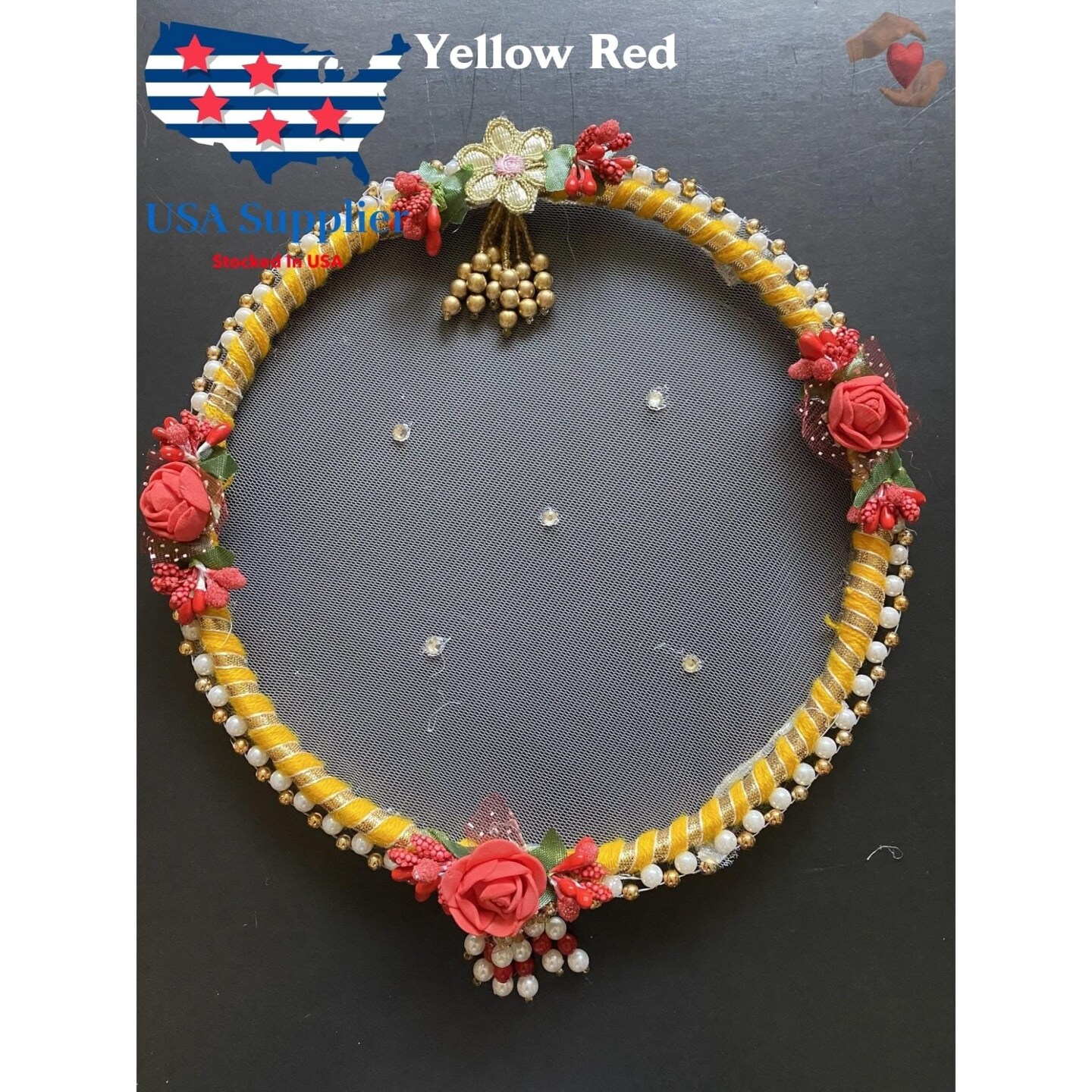 Designer and Decorative Karwachauth Channi, Karwa Chauth, Ships from Usa, Wedding Favor