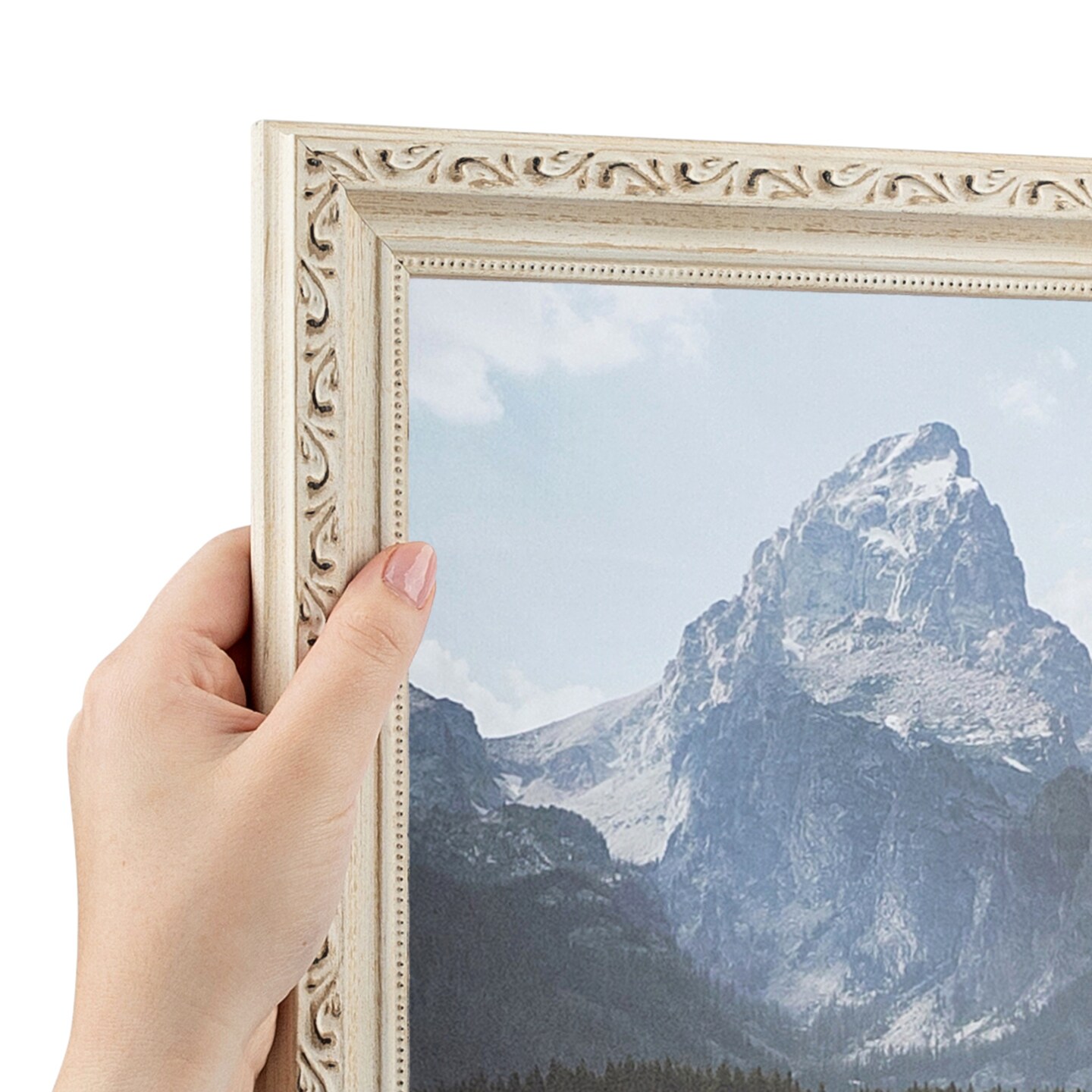 ArtToFrames 8x10 Inch Picture Frame, This 1.25 Inch Custom Wood Poster Frame is Available in Multiple Colors, Great for Your Art or Photos - Comes with Regular Glass and Corrugated Backing (A40DY)