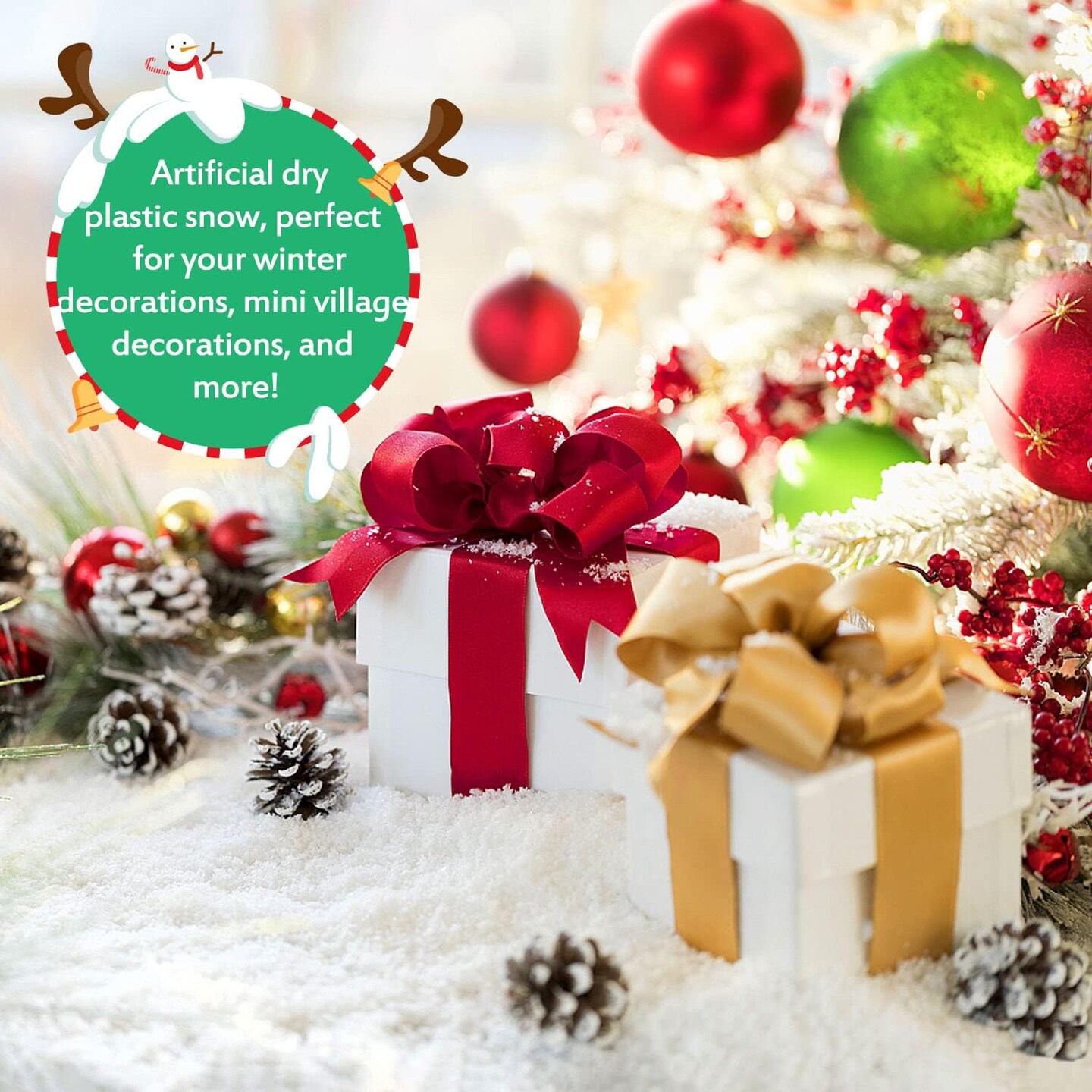 11 Ounces Fake Snow Decoration