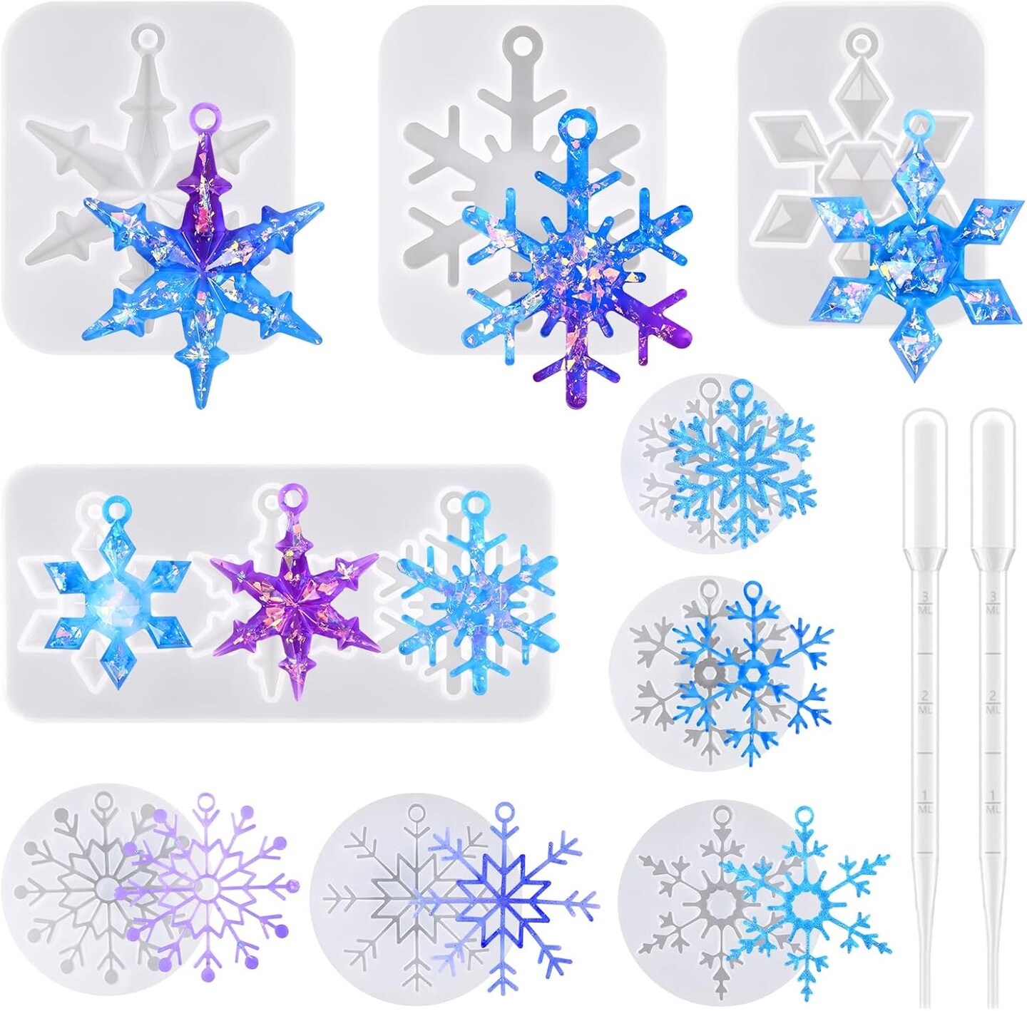 Snowflake Resin Molds Silicone