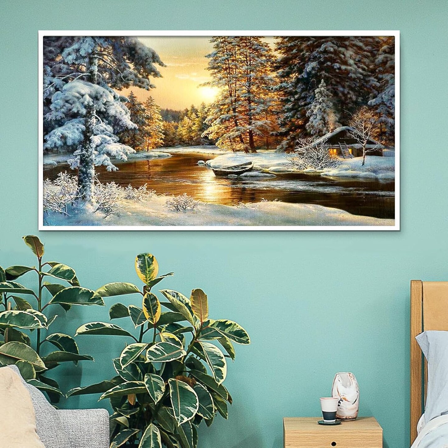 Four Seasons Diamond Painting Kits - 40x70cm (Gold)