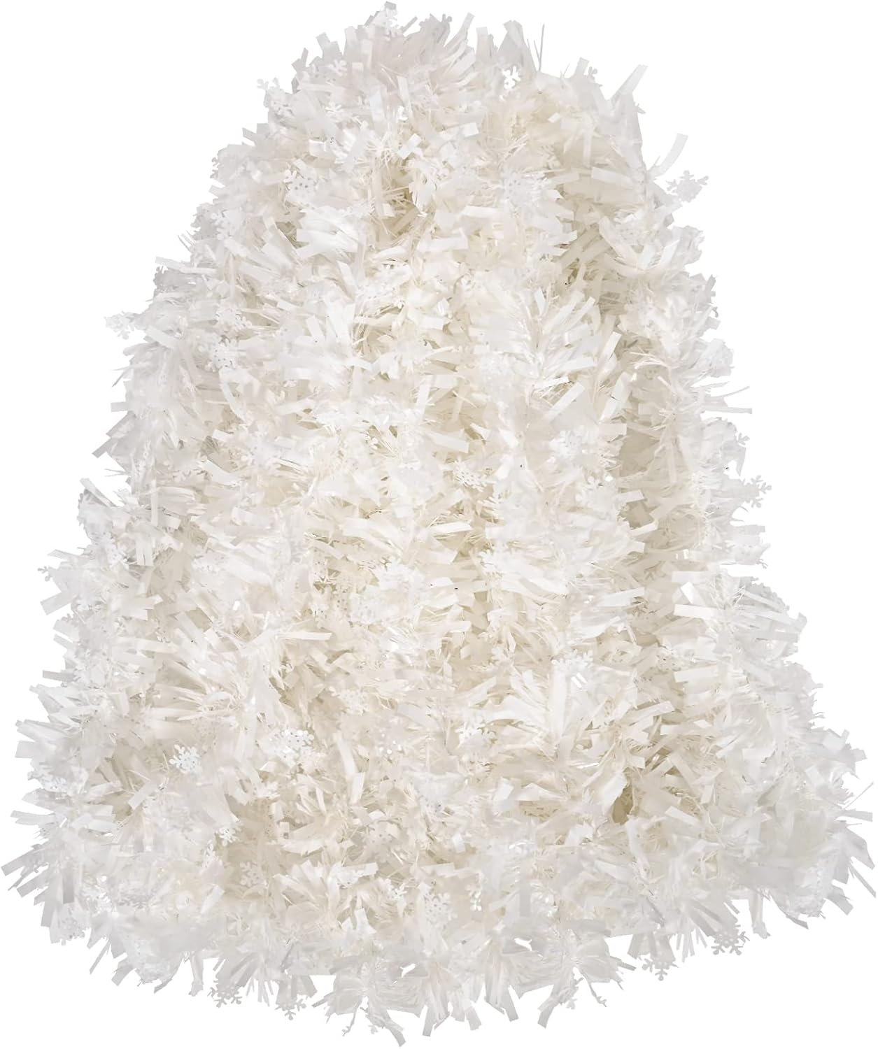 Snowflake Christmas Tinsel Garland