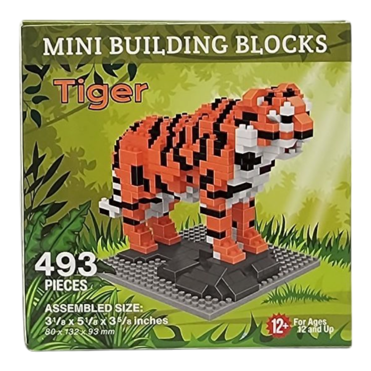 I bought the Nanoblock NBC_361 Tiger : r/nanoblock