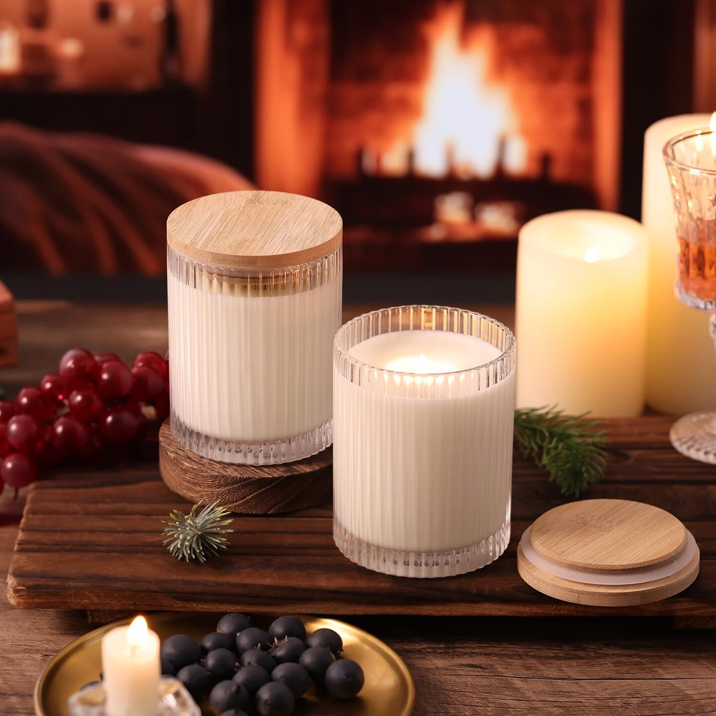 14OZ Clear Glass Candle Jars for Making Candles