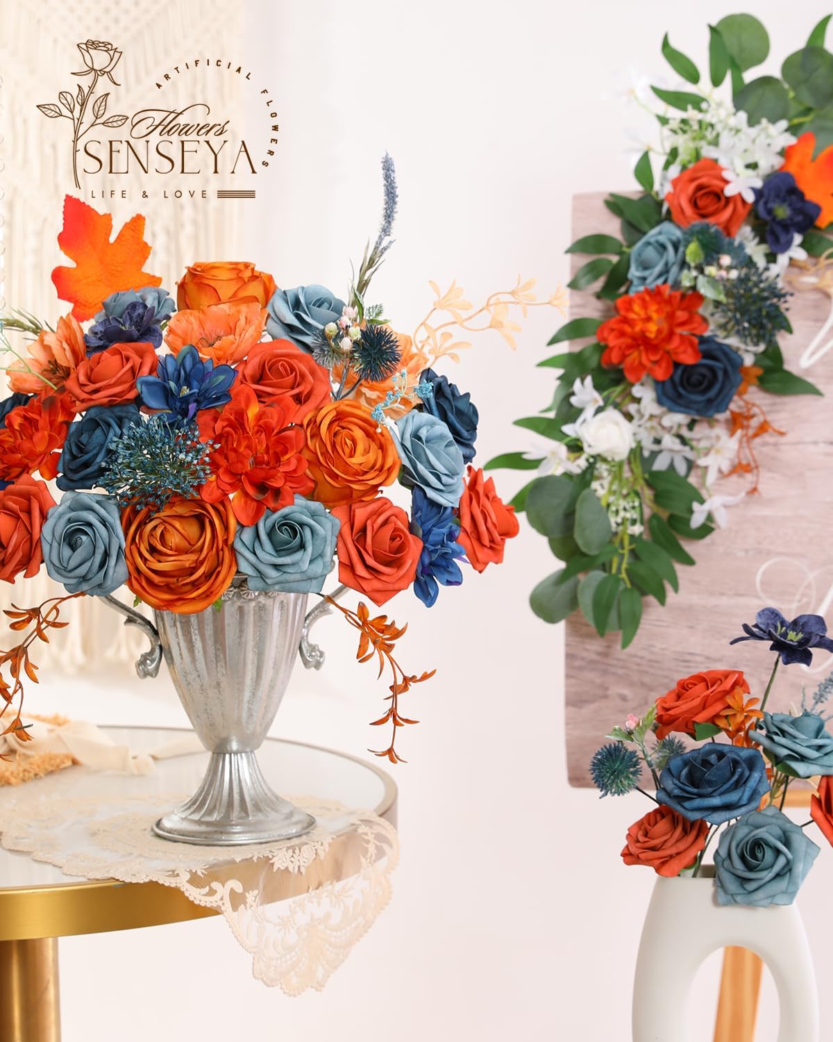 Artificial Flowers Assorted Flowers Stems Floral Arrangements