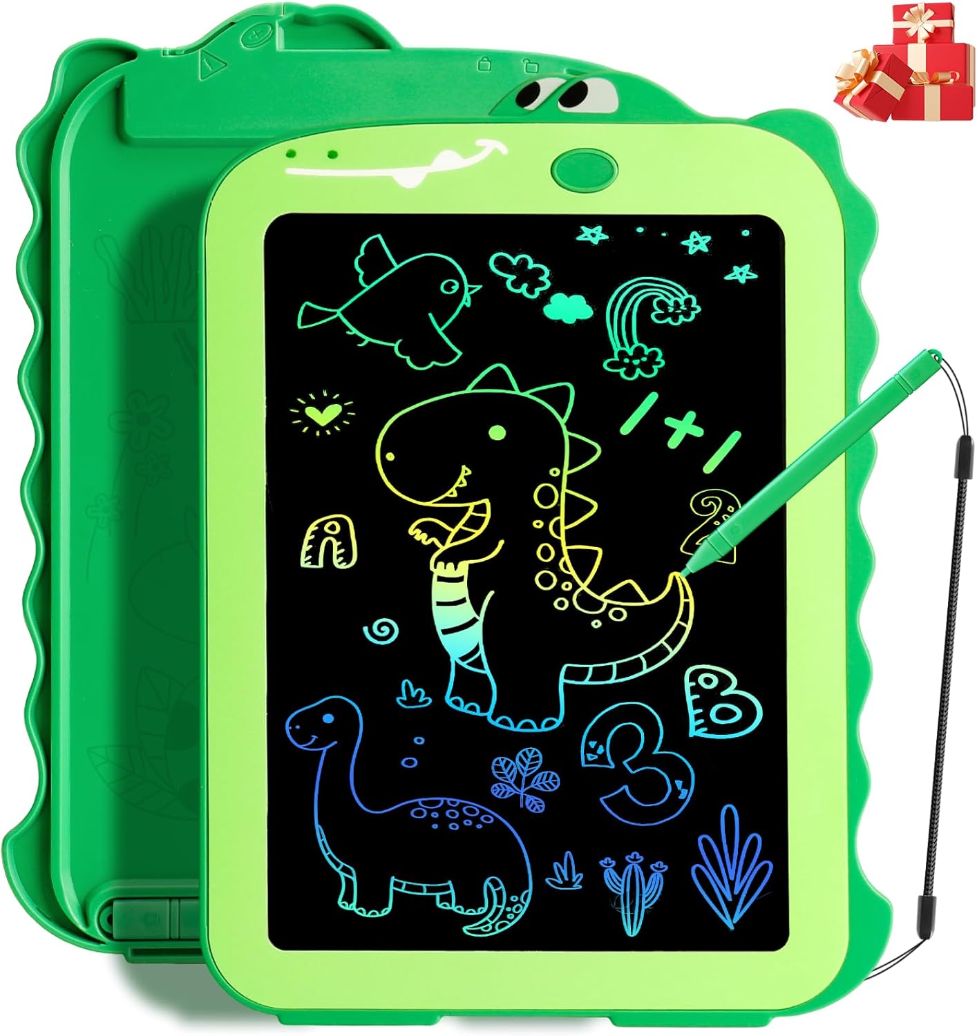 Teriph LCD Writing Tablet Green Dinosaur