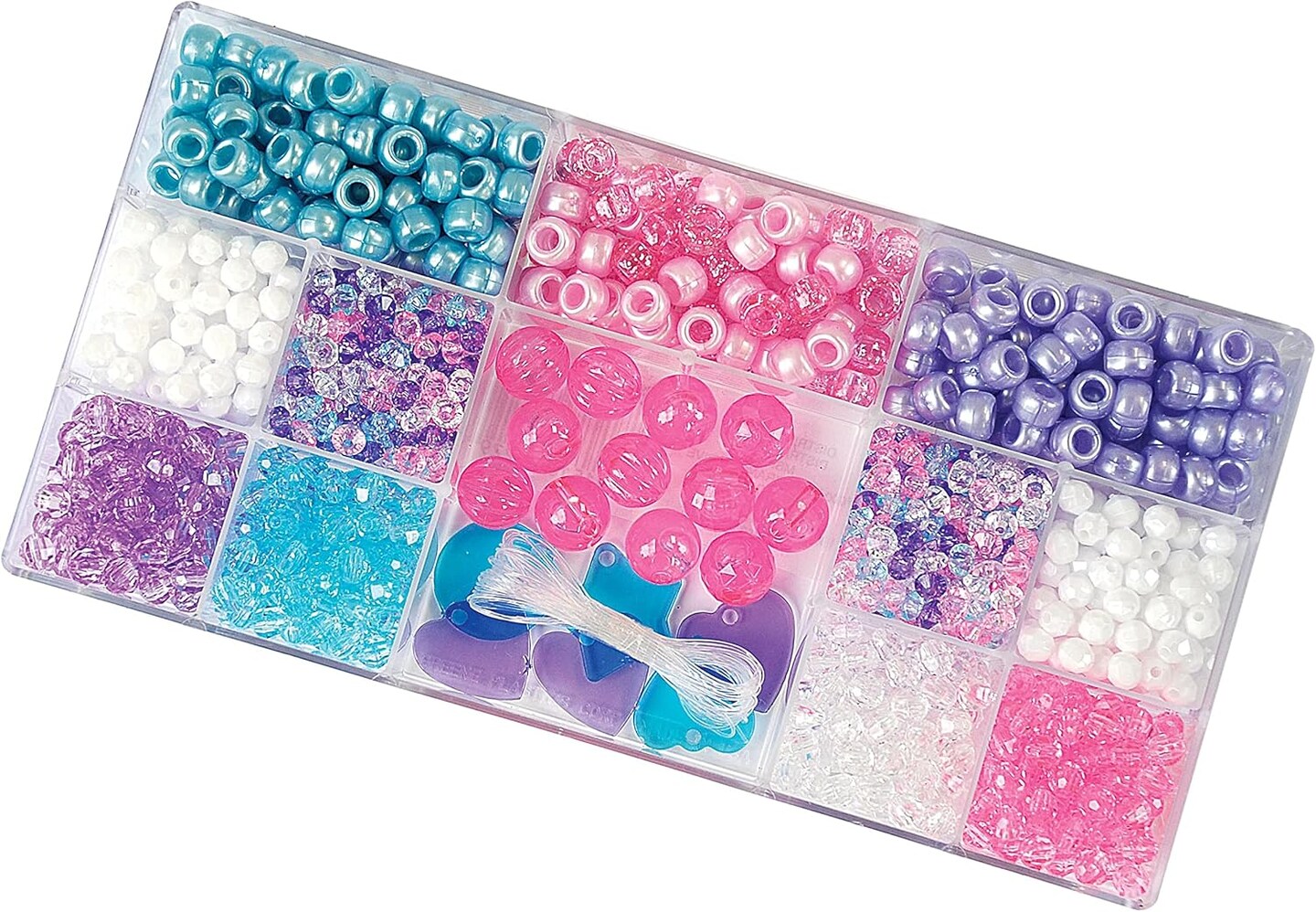 1 Pack - Unicorn Colors Bead Plastic Beads for Making Jewelry(Assorted)