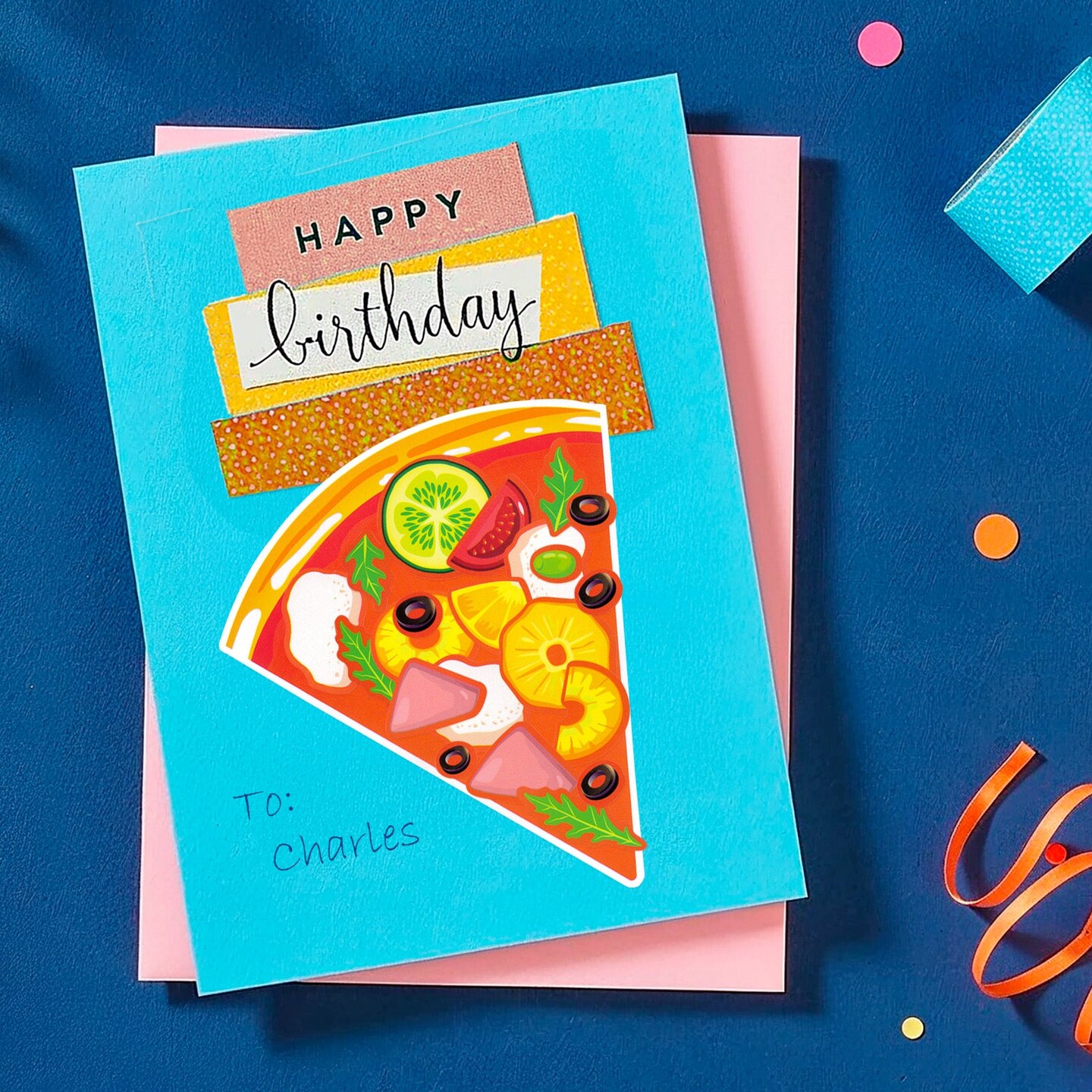 Wrapables Make a Face Stickers, Make Your Own Animal, Food, Dress-Up Stickers, DIY Craft Activities, Party Favors (24 Sheets), Pizza