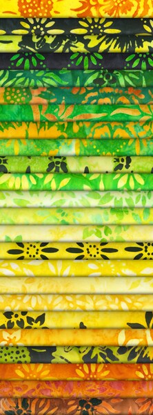 Artisan Batiks Bees and Flowers Fat Quarter Bundle by Lunn Studios for Robert Kaufman (FQ-2097-24)