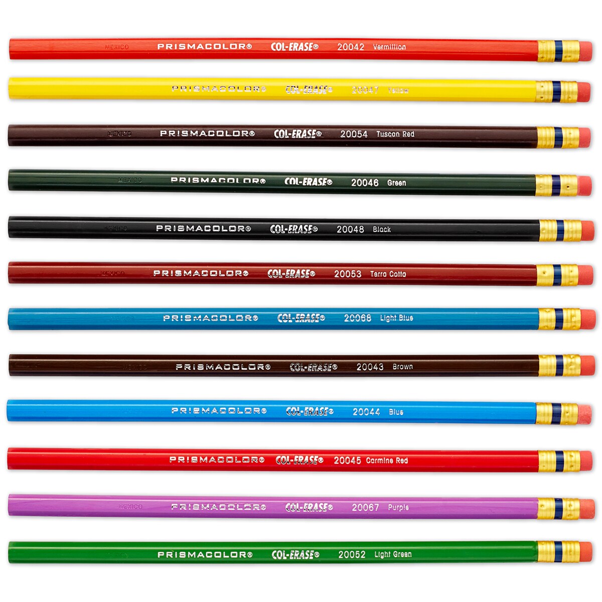 Prismacolor Col-Erase Erasable Colored Pencils 12/Pkg-Assorted Colors