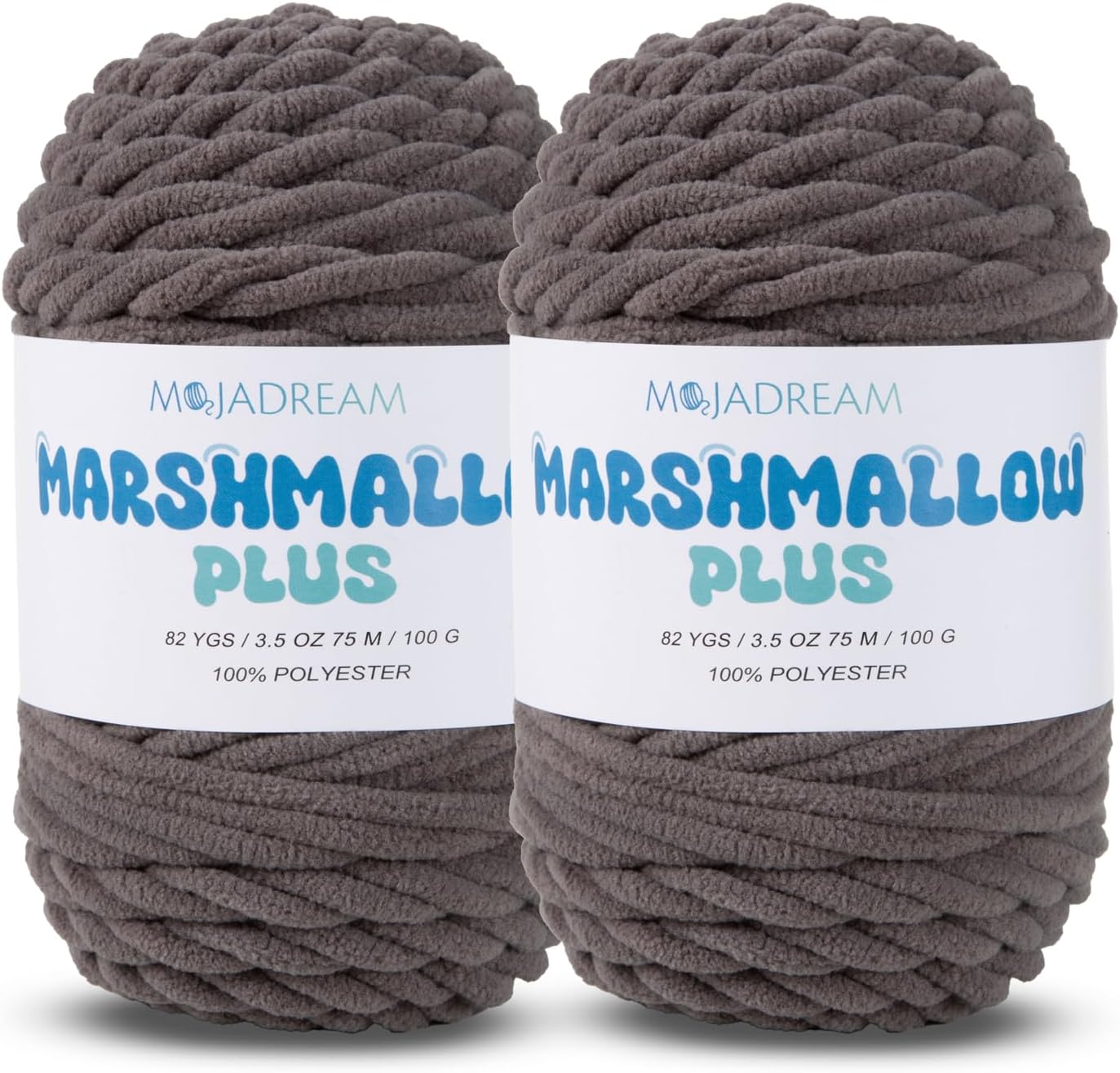 2Pack of 3.5oz/82yds -Chunky Plush Yarn