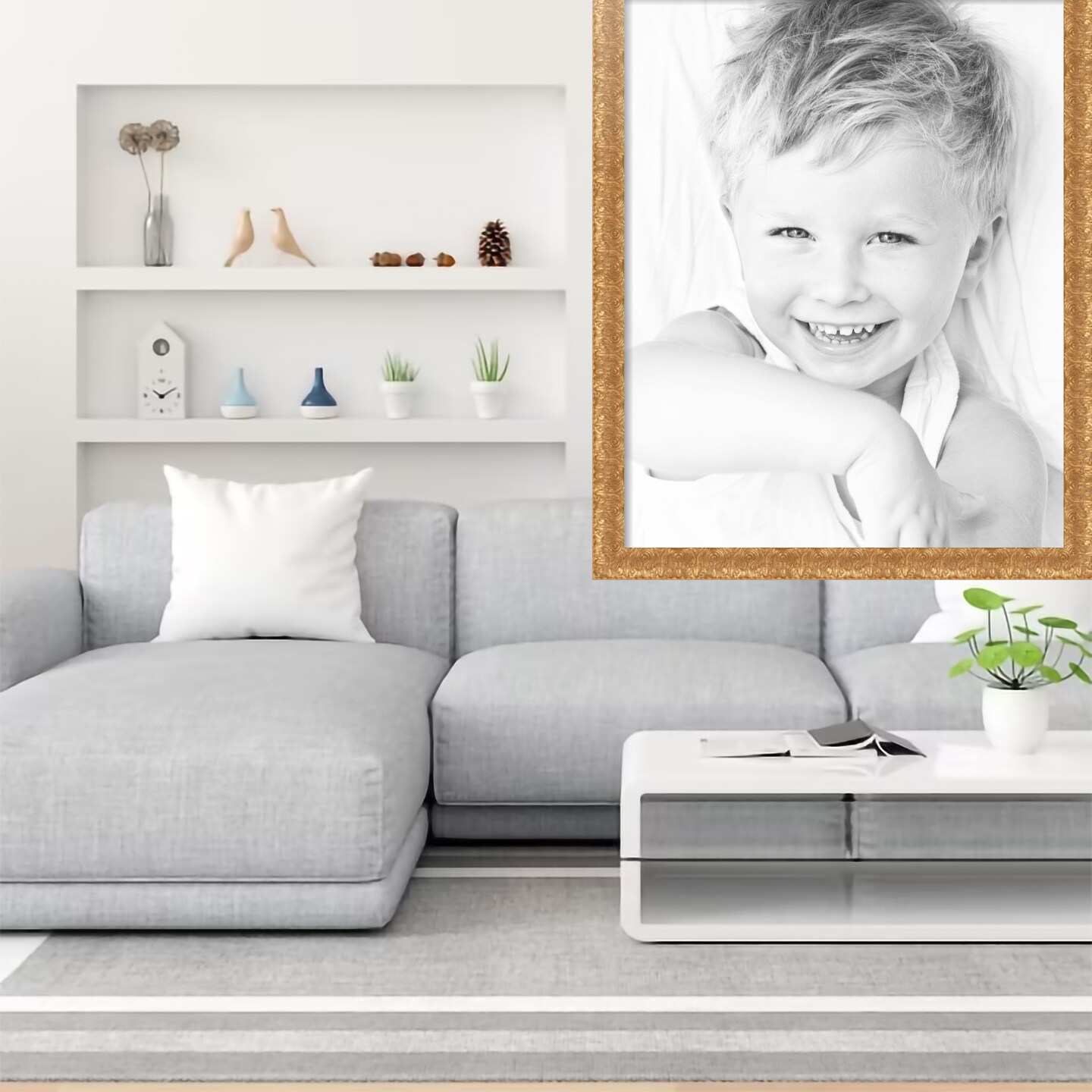 ArtToFrames 24x30 Inch Picture Frame, This 1.00 Inch Custom Wood Poster Frame is Available in Multiple Colors, Great for Your Art or Photos - Comes with Economy Acrylic and Corrugated Backing (A72RI)