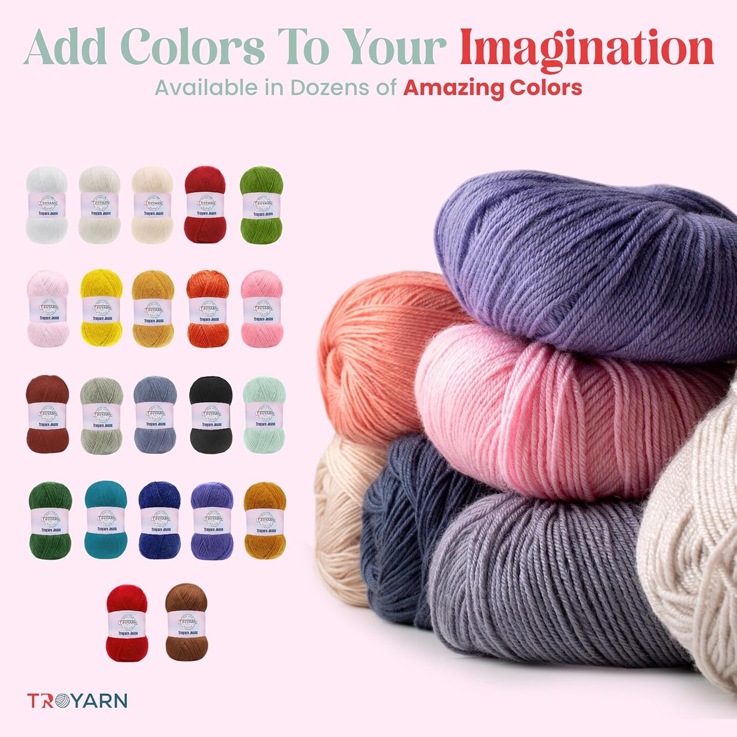 60% Cotton 40% Acrylic Crochet Yarn