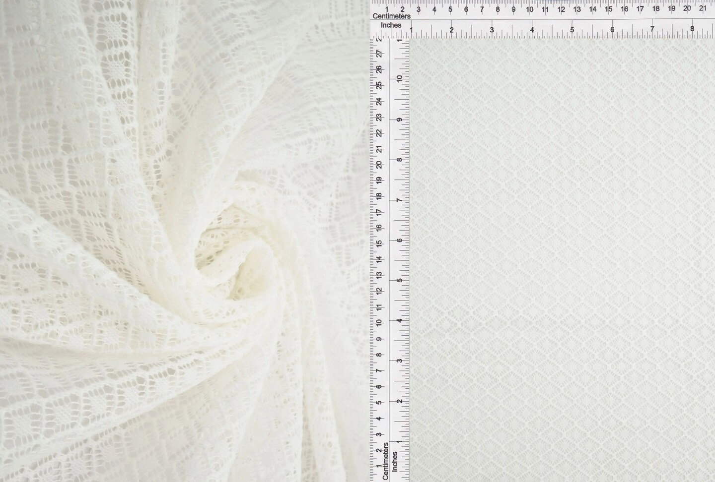 1 Yard Warp Lace Fleece Fabric, 57&#x2033; Wide 100% Polyester