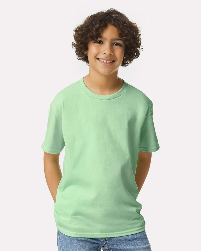 Gildan Youth Ultra Cotton Crewneck Short Sleeve T-Shirt for School Wear & Daily Activities