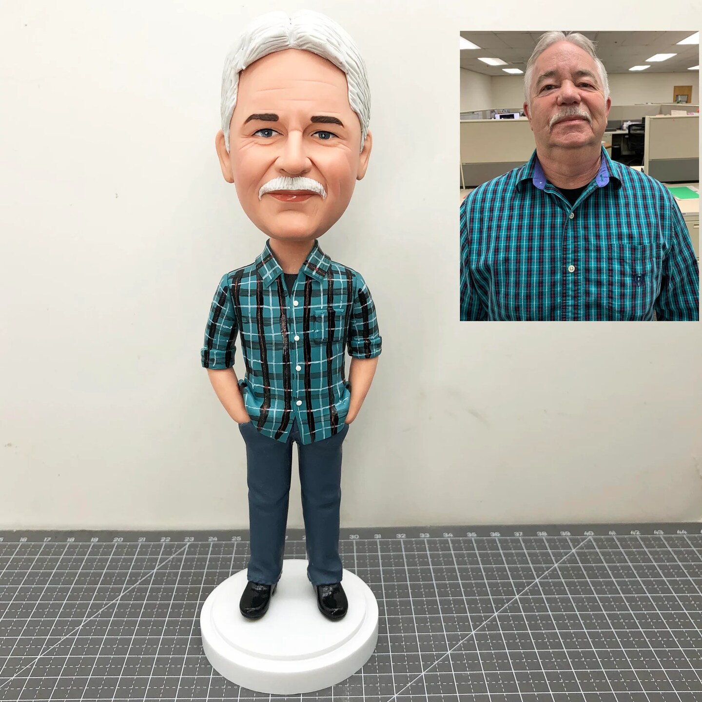 Custom Bobbleheads Custom Grandfather Bobblehead Custom Bobblehead For Boss Make Your Own Bobble Head Custom Father Action Figure MakerPlace by Michaels