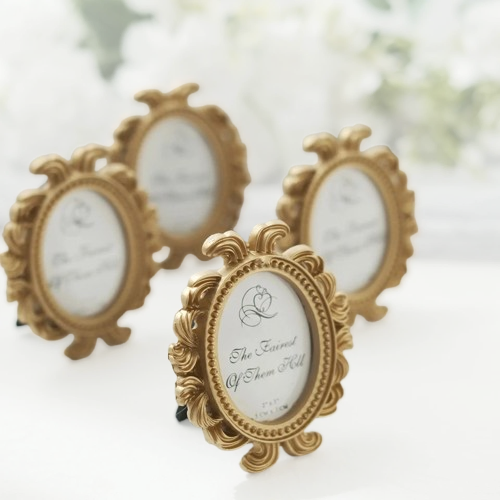 4-Pack Gold 4-Inch Mini Baroque Oval Picture Frames | Michaels