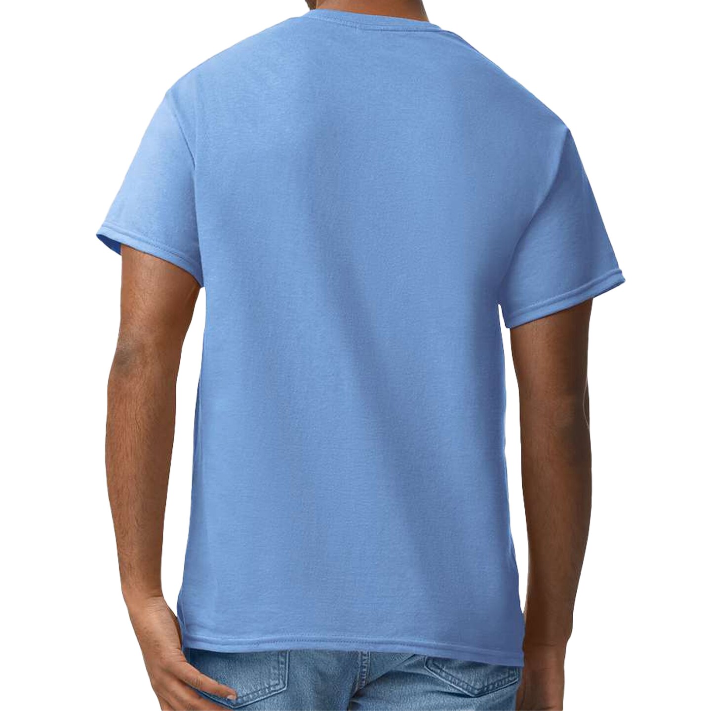 Gildan Adult's Ultra Cotton T-Shirt, Short Sleeve Craft & DIY Carolina Blue Blank Casual Shirt