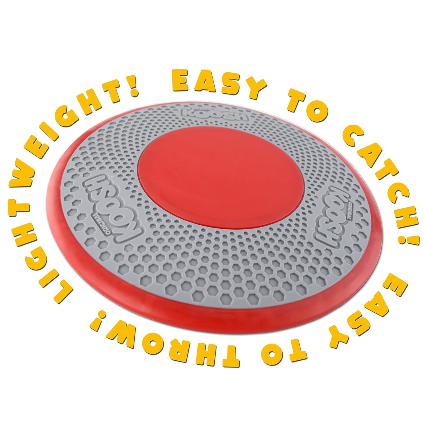 Koosh Woosh - Frisbee for the Ball That's Easy to Catch, Hard to Put Down - So Many Ways to Play! - Ages 6+