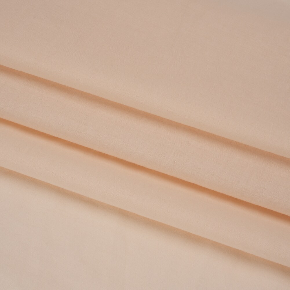 1 Yard Peach Blossom Cotton Voile Lightweight Sheer Breathable Solid Fabric