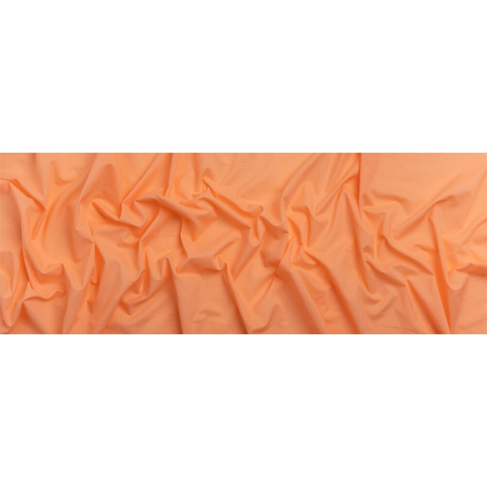 1 Yard Peach Cotton Voile Lightweight Sheer Breathable Solid Fabric