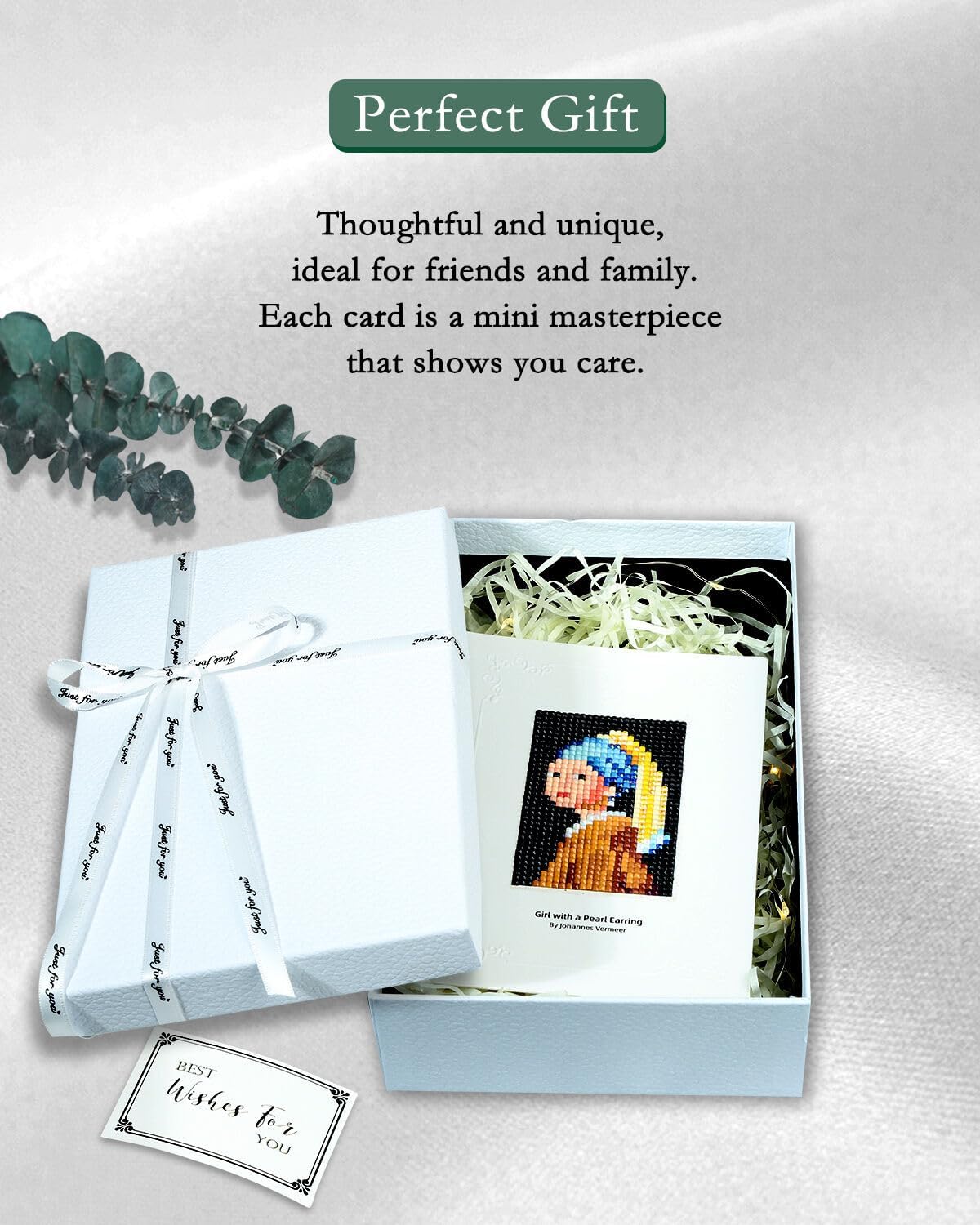 12PCS Mini Diamond Painting Kits – Quick 1-Hour Postcard-Style 5x7in for Beginners