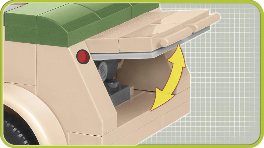 COBI Historical Collection VW Type 82 Kübelwagen - Off-Road Passenger Car