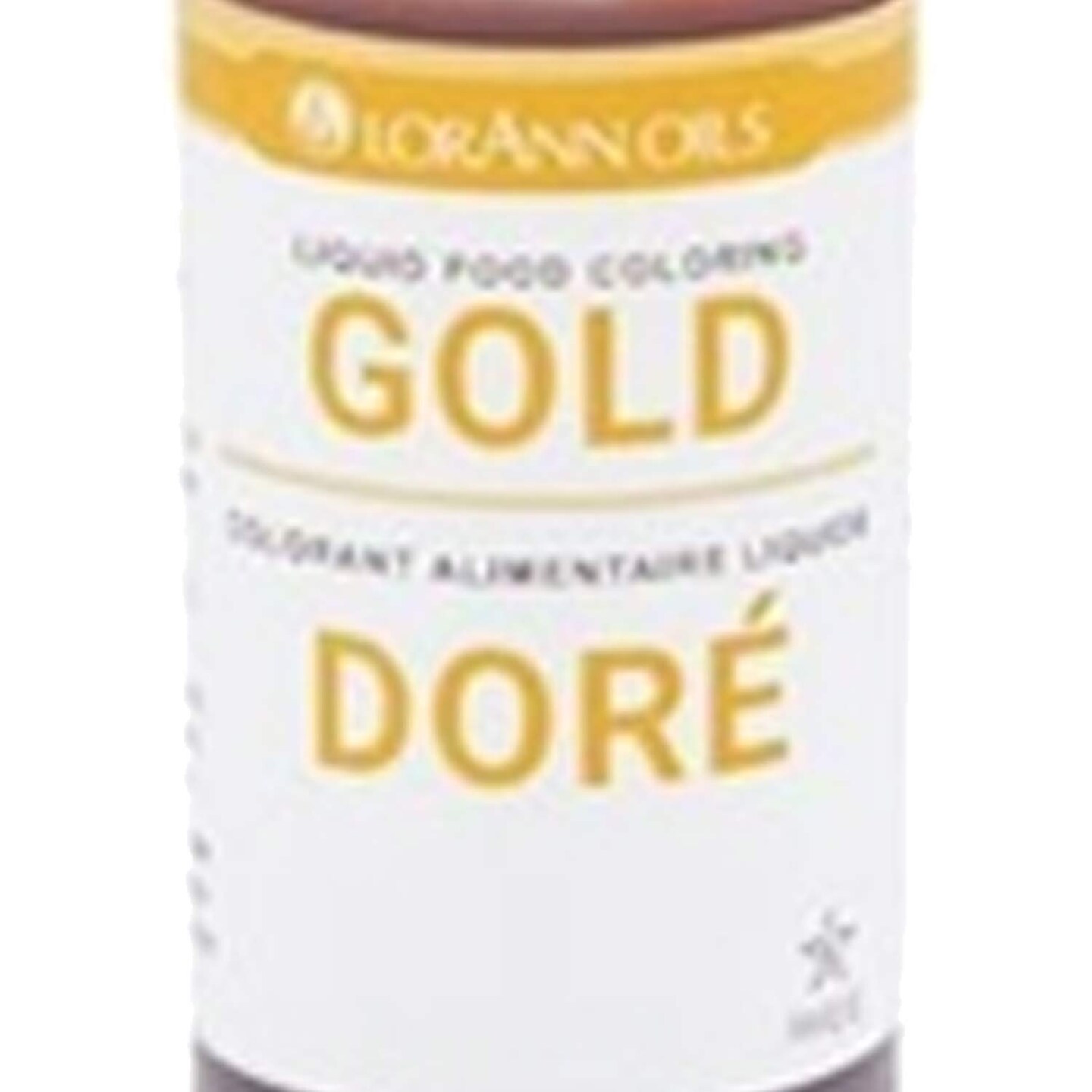 Gold Liquid Food Coloring 1 Ounce for Baking and Decorating
